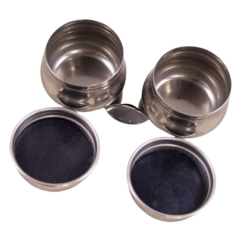 Palette Cup Large Mouth Single Dipper Pallete Cup Double Dipper Painting Pot Container with Lid and Clip for Drawing