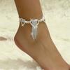 Sexy Accessories Inlaid with Rhinestones Full of Diamonds Love Fringed Anklets Women's