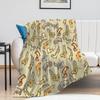 Lizard Print Blanket Retro Ethnic Style Blanket Flannel Blanket Holiday Gift Blanket Source