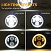 6.5" Motorcycle Led Headlight Universal Round Head Light 12V For Harley Sportster Cafe Racer Chopper Bobber Honda Yamaha Suzuki
