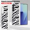 Магнитный чехол для телефона для Samsung Galaxy Z Fold 7 6 5 Fold7 Fold6 Fold5 5G, противоударный, с леопардовым принтом, прозрачная жесткая крышка