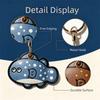 Leather Candle Leather Keychain Cartoon Candlestick Design Christmas Candle Keychain  Festive Gift