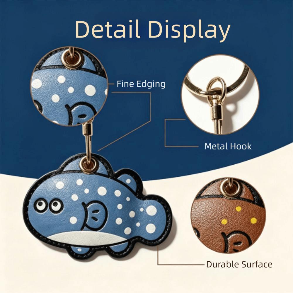 Leather Candle Leather Keychain Cartoon Candlestick Design Christmas Candle Keychain Festive Gift