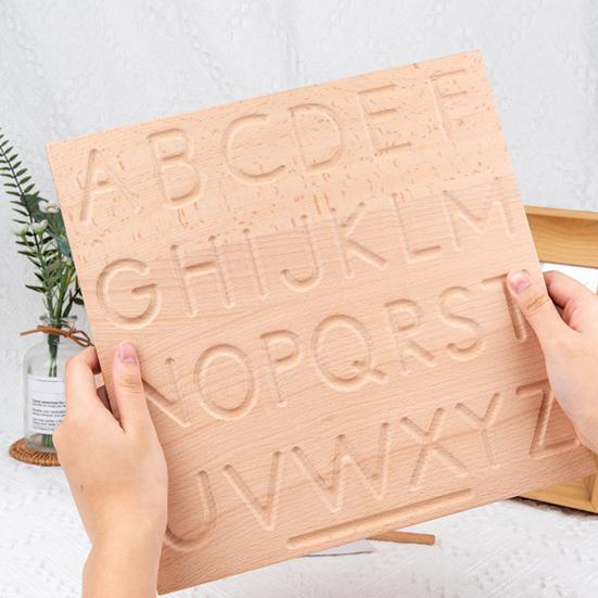 Деревянная доска для отслеживания, улучшает координацию рук и глаз, мелкую моторику, ABC, цифры, формы, легкий вес