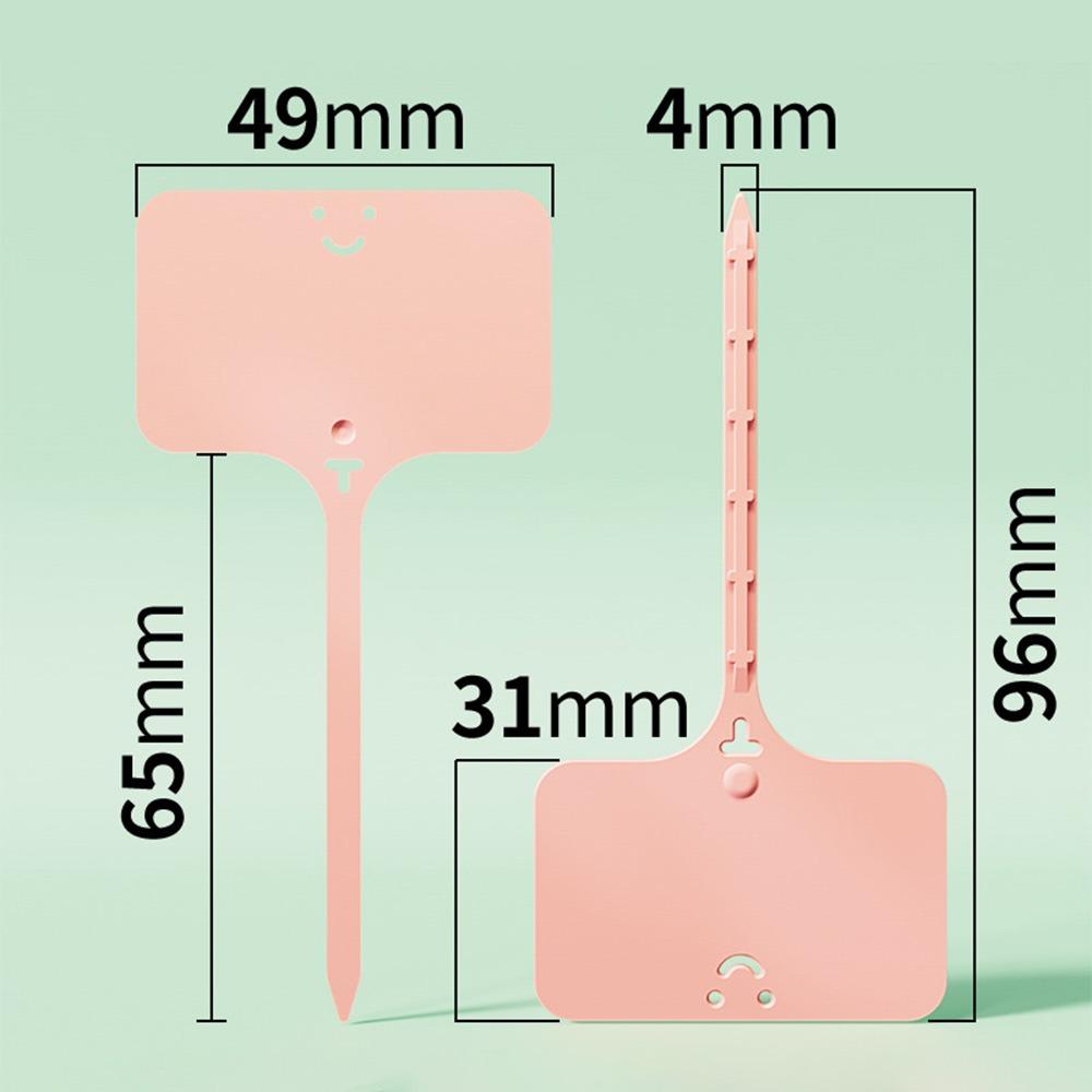 100Pcs T-type Sign Tags Garden Plant Labels Plastic Name Tag Writable Plastic Marker Tags