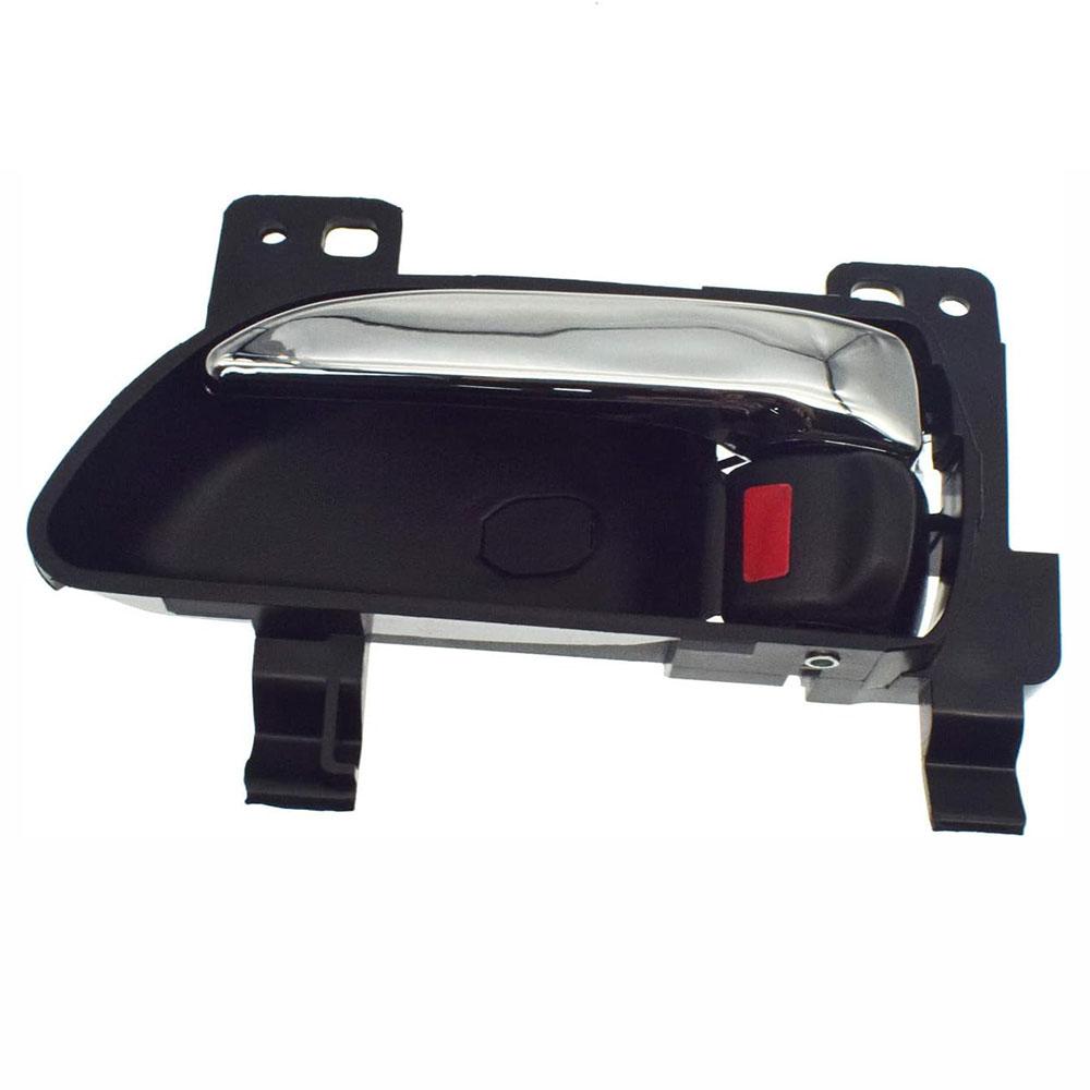Inside Left Door Handle Black with Chrome Lever For Subaru Forester Impreza