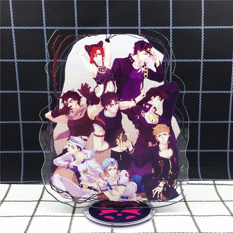 Игра Аниме Невероятные Приключения Золото 15 СМ Модель Акриловая Фигурка Стенд Окрашенный Декор Стола Орнамент Подарок