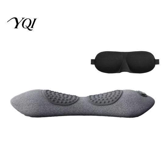 Lower Back Support for Long Driving 3-in-1 Lumbar Pillow, Triple Fusion Massager with Heat, Vibration, Electric Pain Relief Gift Parents Lift,