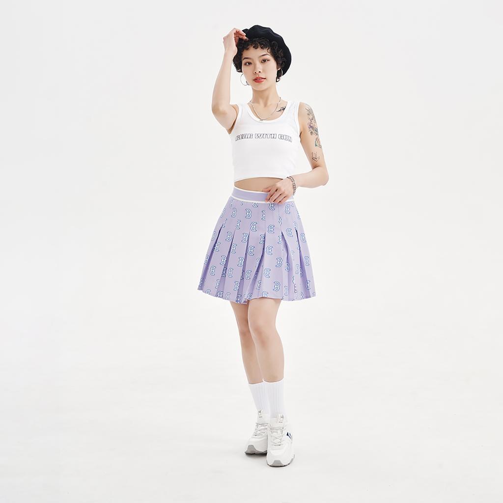 New MLB Casual Short Skirts Women's Violet 3FSKM0133-43LDL