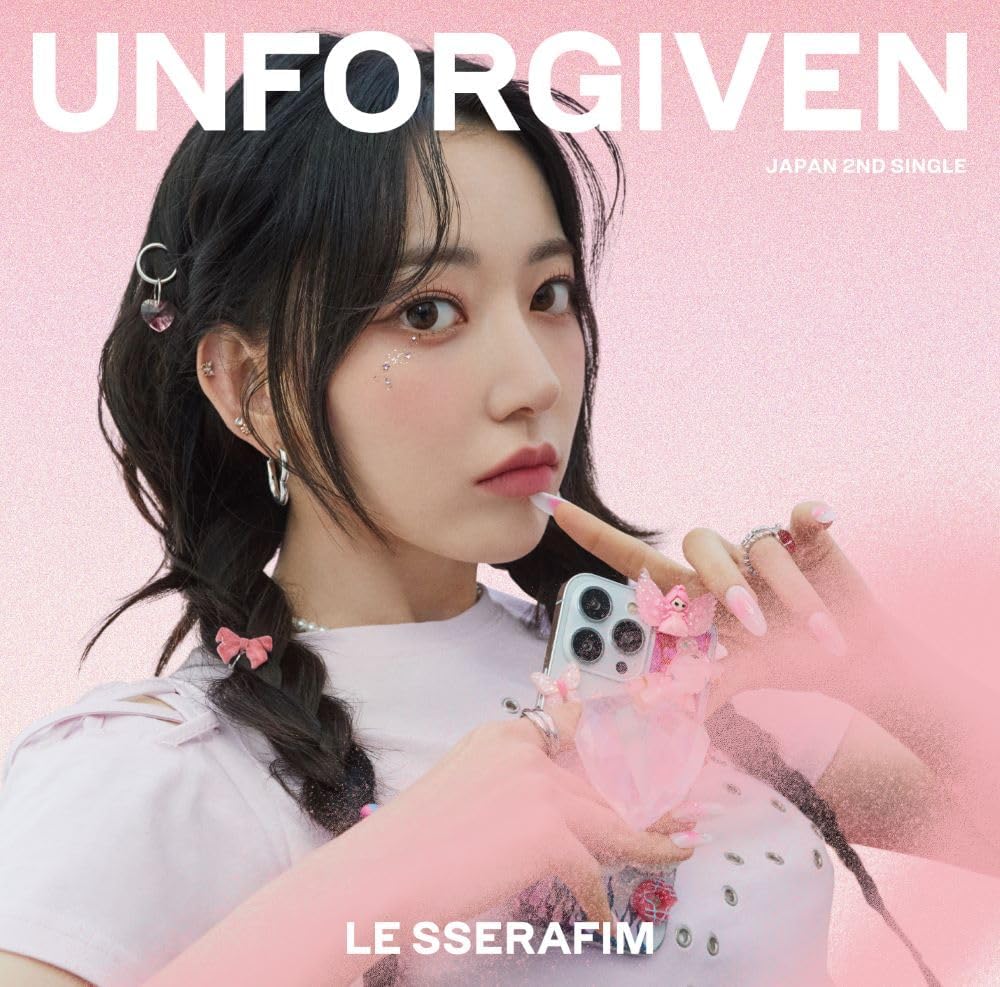 CD LE SSERAFIM UNFORGIVEN Ограниченное издание Первого Пресса UPCH89543 2023 Япония ObiKPopAsia Б/У