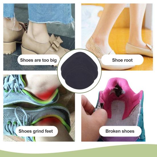2 пары заплат для ремонта каблуков, самоклеящиеся мягкие внутри кроссовки для ремонта отверстий, обезболивающие вставки на высоких каблуках, подушечки, комплект защитных приспособлений