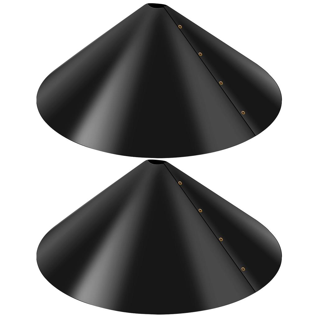 2 шт. Защита от белок 18 дюймов Оборачиваемые Защиты от белок Многоразовые Защиты от енотов и белок с аксессуарами для кормушки для птиц