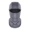 Unisex Gray Merino Wool Ski Mask: Windproof, Warm Winter Face Protector & Helmet Liner for Cycling