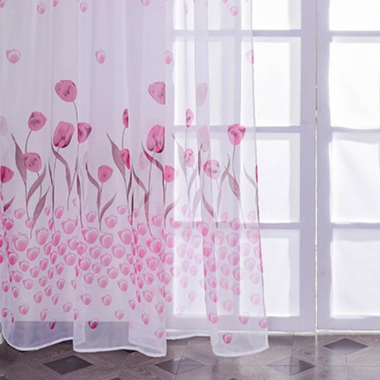 Оконный экран, анти-выцветание, многоразовый, 2 размера, изящный оконный перспективный тюль, украшение для дома