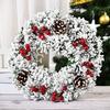New Christmas Decorative Wreath Handmade Christmas Wreath Door Hanging Window Props Decoration.