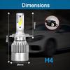 C6 C9 Автомобильные светодиодные фары H7 Led H4 H1 H3 H11 H13 880 9004 9005 9006 9007 HB1 HB2 HB3 HB4 H27