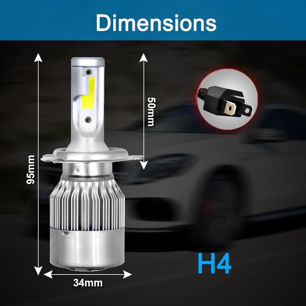 C6 C9 Автомобильные светодиодные фары H7 Led H4 H1 H3 H11 H13 880 9004 9005 9006 9007 HB1 HB2 HB3 HB4 H27