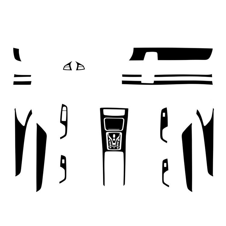 21 BYD E9 Business Edition Interior Carbon Fiber Center Console & Gear Shift Decoration Stickers