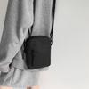 Messenger Sling Bags for Men Casual Canvas Small Zipper Crossbody Pouch Simple Small Crossbody Shoulder Bag Men Bag