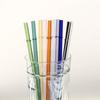 3Pcs 23cm Eco-friendly Straws for Smoothies Cocktails Glass Straws Long Heat-resistant Drinking Straws Cup Accessories