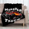 Truck Theme Printed Blanket - Perfect for Couch, Bed, Travel & Outdoor Use | Machine Washable, Cozy & Durable.