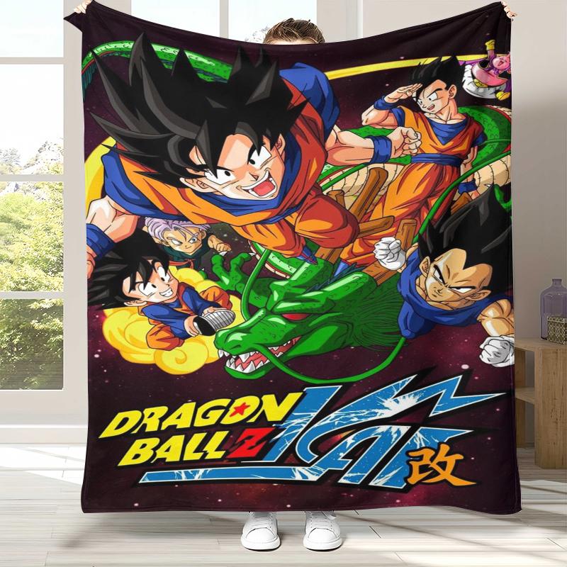 Аниме D-Dragon Ball Игра Мультфильм Фланелевое Одеяло, Ультра Мягкое Теплое Плюшевое Покрывало для Дома Спальни Кровати Дивана Офиса Кемпинга