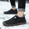 Cotton Shoes for Men  Couple Winter Shoes Warm Thicken Wool Ankle Boots Non-slip Snow Boots Plus Size Waterproof Work Shoes