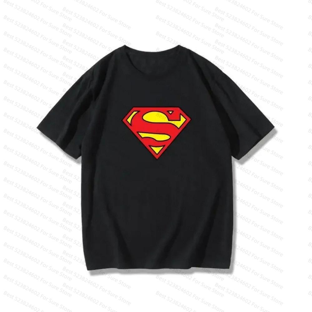 BatUnisex SuperUnisex Wonder Women tshirts Flash Cartoon Cotton TShirt Creative Loose Casual Short Sleeve Parent casual T shirt
