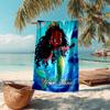 1PC Custom Name Mermaid Adventure Sea Beach Towel Highly Absorbent And Sand-Resistant Towel for Swimming, Pool, Yoga, And Travel Lightweight