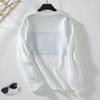 Autumn and Winter Women's Plus Size Knitwear Flag Casual Loose Round Neck Pullover Knitted Sweater