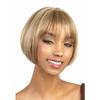 Синтетические смешанные светлые парики для женщин, короткие стрижки, боб-парик с челкой, натуральные прически, парик для мамы, подарок, косплей, повседневный костюм