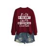 Womens Loose Fit Cotton Hoodie With Print Design Winter Casual Wear