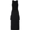 MO&Co. Cool-Touch Triacetate Workwear Spliced High-Waist Long Dress
