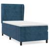 Maison Exclusive - Sommier à lattes de lit avec matelas Bleu foncé 90x200 cm