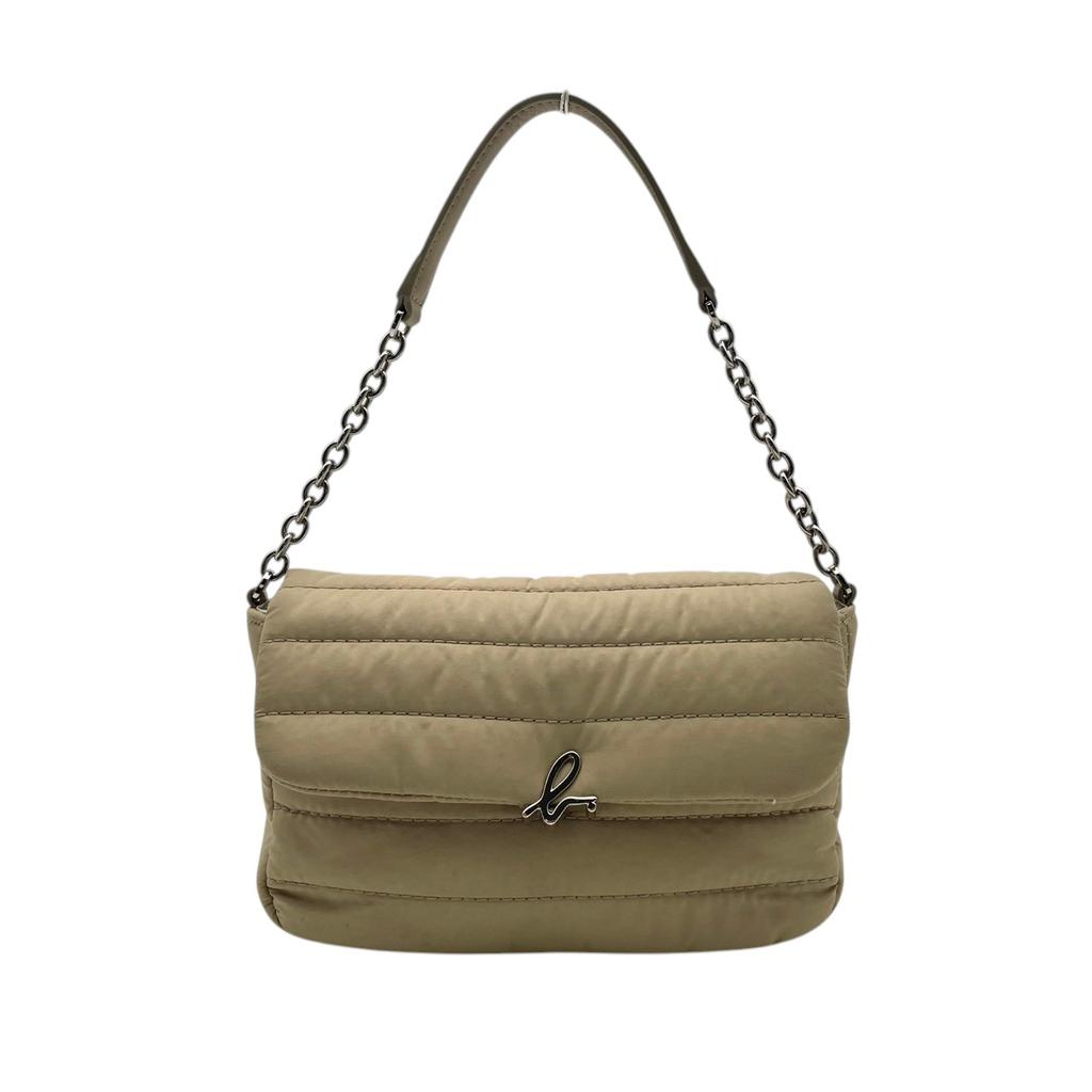 Used agnes b. Shoulder Bag / Handbag VOYAGEShoulder Bag beige Nylon Women