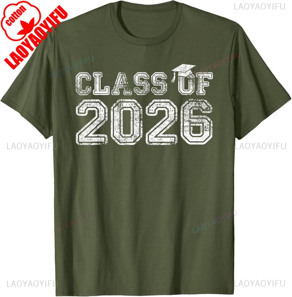 Senior 2026 Graduate Class of 2026 Graduation Men Women TShirt Graphic T Shirts Harajuku Shirts Funny Regular Short Sleeve