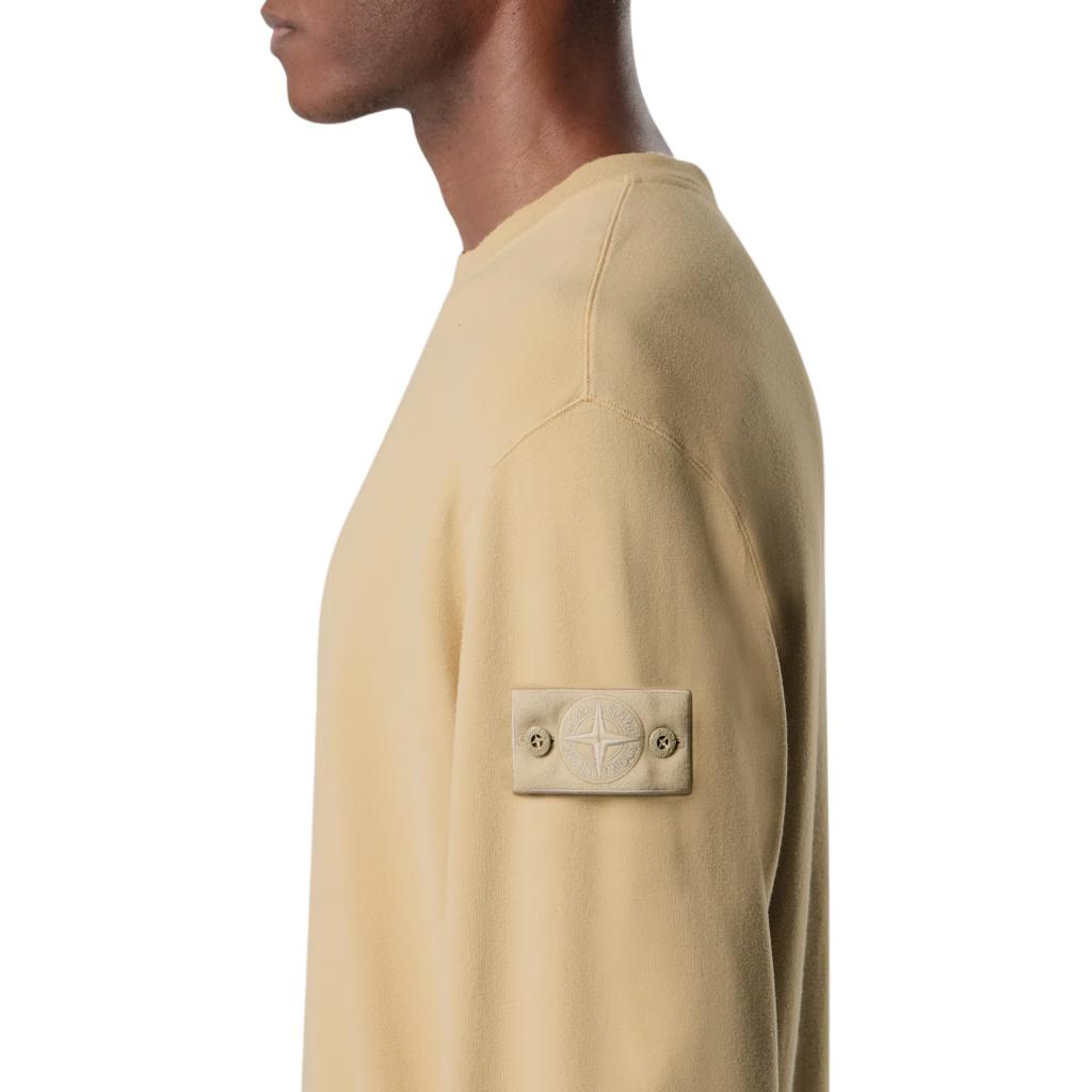 Stone Island Ghost Series Solid Color Ribbed Collar Long Sleeve Sweatshirt Men sweatshirt L2S1561000-69S0F53-V0090