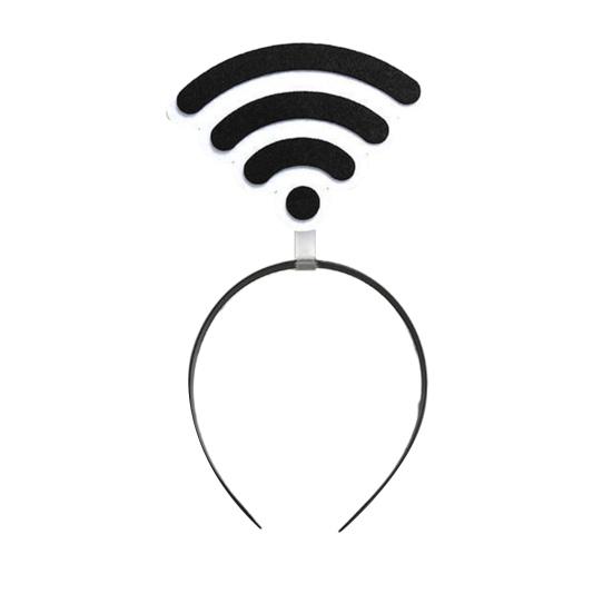 Женщины Девушки Повязка на голову Вопросительный знак Декор Эластичный обруч для волос Аксессуар для волос Свадьбы Вечеринки Повседневная одежда