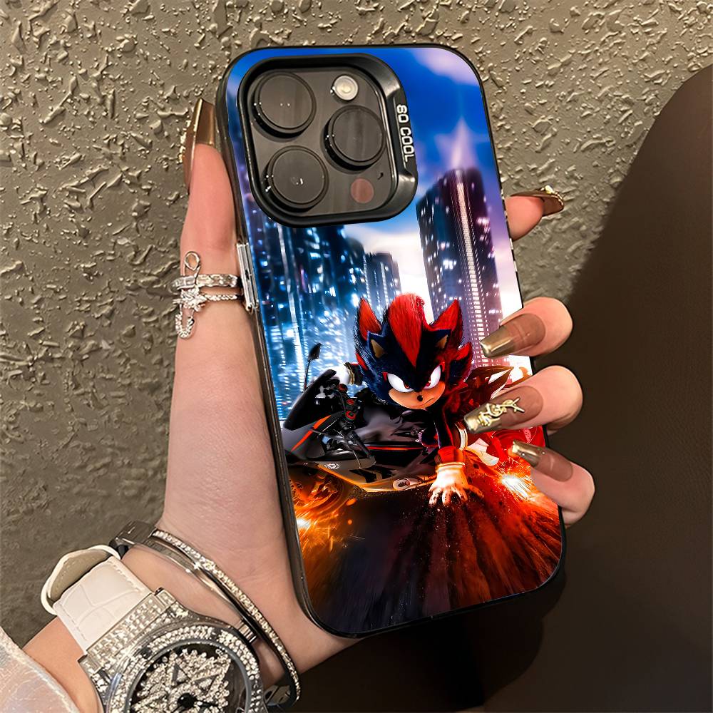 S-ShadowS H-HedgehogS Phone Case For iPhone 15,17,12,14,13,16,11,E,Max,Plus,Air,Pro,Mini Matte Protect Cover