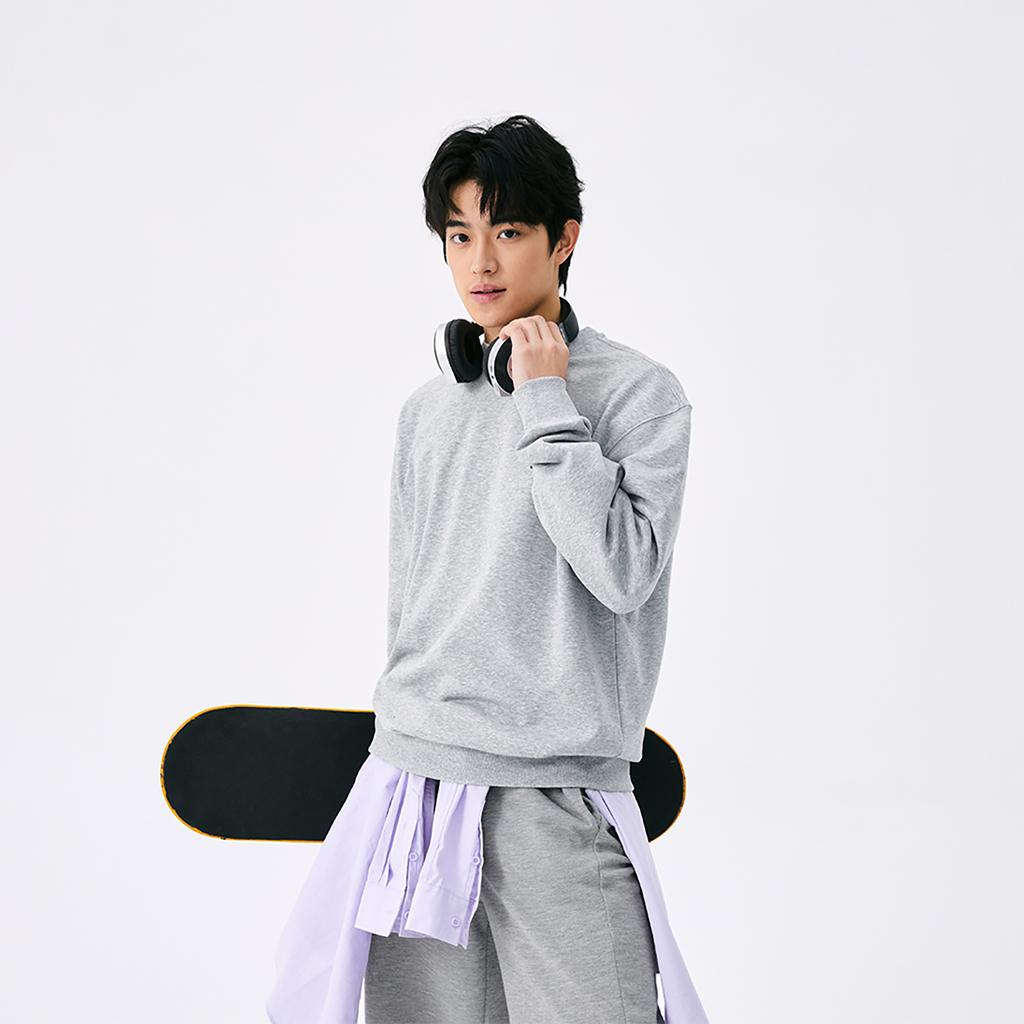 New MLB Basic Collection City Life Chicago White Socks SS25 Sweatshirt Unisex Heather Gray 3AMTB0151-44MGS