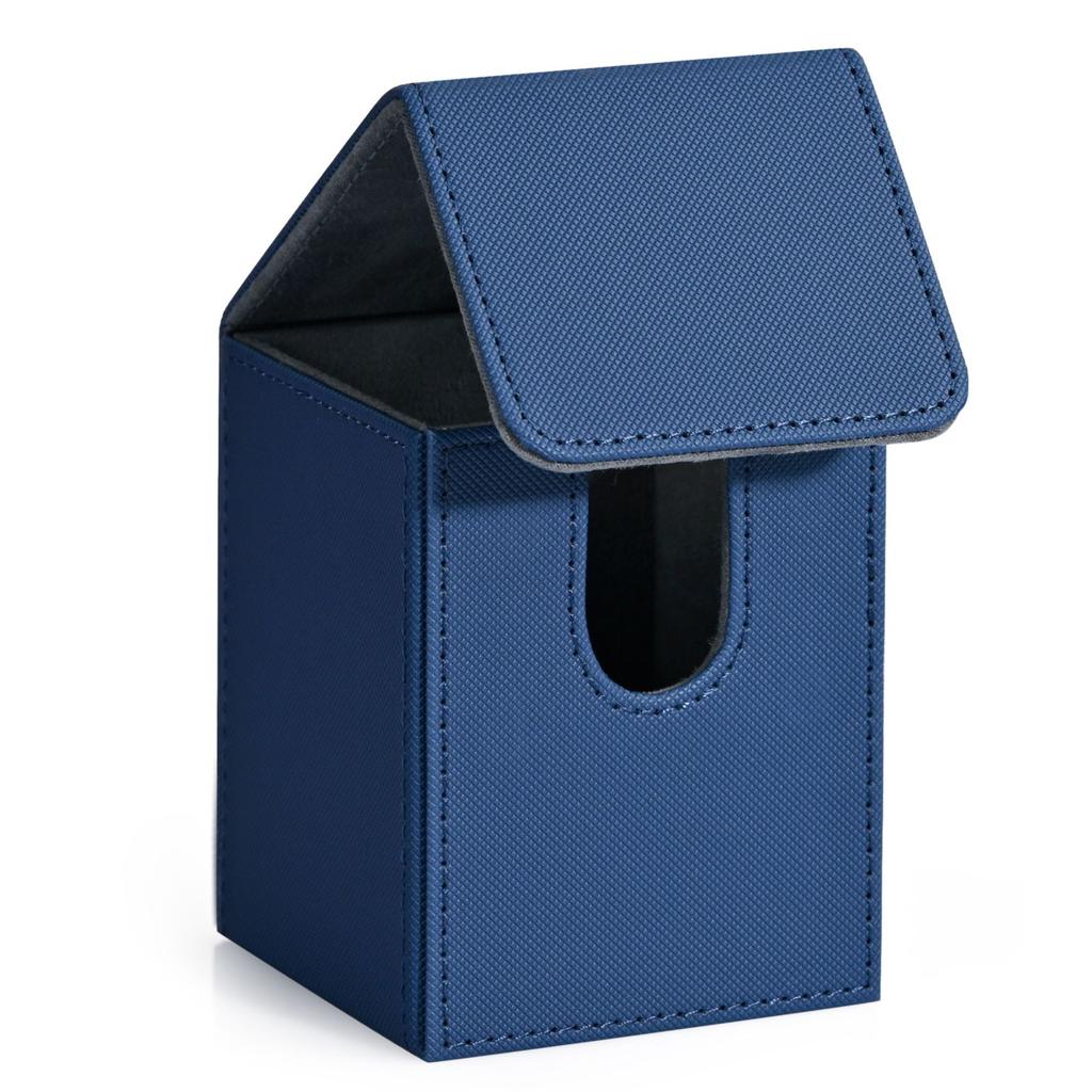 Коробка для колоды карт, Коробка для хранения карт вмещает 100+ карт в одинарных протекторах, Магнитная застежка из ПУ-кожи для карт Magic, карт TCG