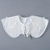 Fashion Scarf Fake Collar Shirt Women Detachable Collar Lace Neckline Women False Collar Tie White Faux Col Clothes Accessories