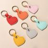 Кожаный брелок для ключей в форме сердца Модный кожаный брелок в форме сердца Женский держатель для ключей от машины Кольцо для ключей от дома Подвеска-шарм для сумки Подвеска для машины Подарок