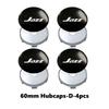 For Honda 4pcs Car Wheel Hub Center Cap Universal Anti-Dust Protective Cover Mugen CITY Insight CIVIC  ie0 XR-V CR-V Si RR CITY CIVIC