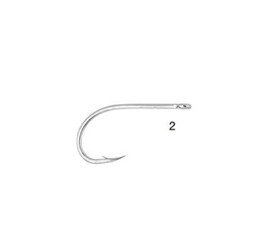 Gamakatsu 66368 S10S-4H Tin 4X Fly Hooks Size 1/0 , 10/pack (3471)