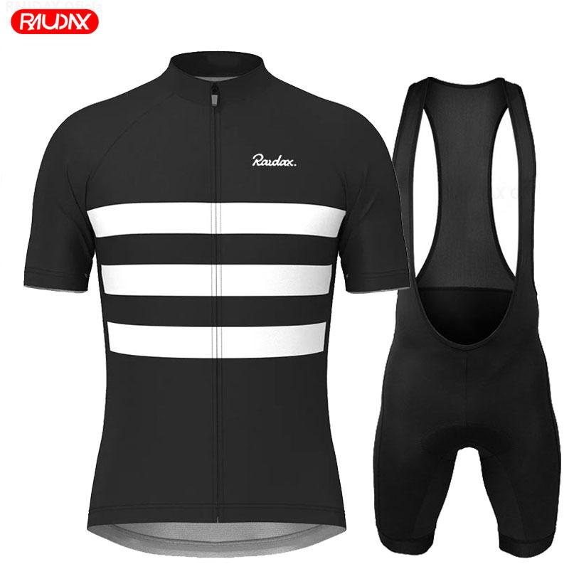 RAUDAX Cycling Jersey Set 2025 Summer Short Sleeves Quick-dry Men's Cycling Clothing MTB Bike Wear Roupa De Ciclismo Masculino