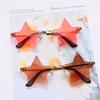 For Women & Men Pentagram Eyewear Party Glasses Sun Glasses Star Shape Rimless Sunglasses