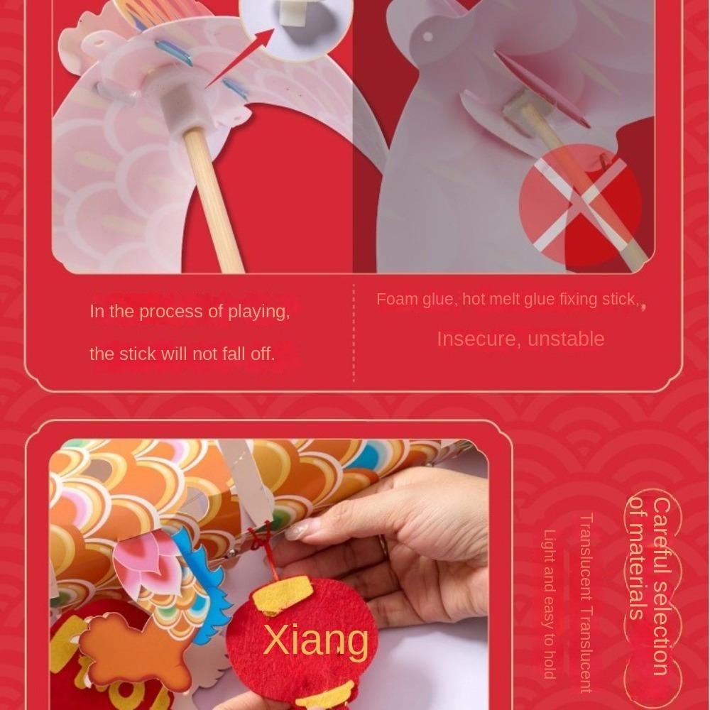 Фонарь Дракона в Китайском Стиле Летающий Фонарь Праздника Середины Осени Портативный Фонарь Дракона Детский