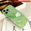 2DFlat White Pup in Dreamy Green Meadow All inclusive film hard iPhone case, compatible with iPhone 18 Pro Max 17 16 15 14 13 12 11