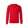 Solid Color Crew Neck Casual Pullover Long Sleeve Sweatshirt Men Sweatshirt Red JF3224